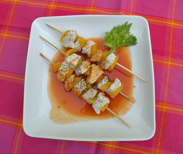 Putenspieße für den Dampfgarer - Rezept Putenspieße für den Dampfgarer - Rezept