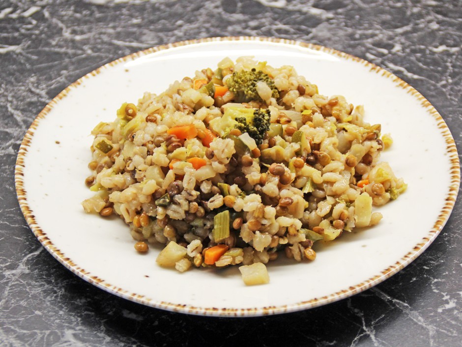 Gersten-Linsen-Risotto