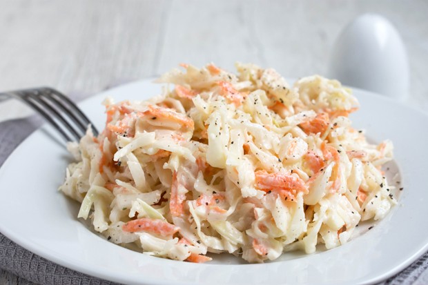 Fettarmer Coleslaw-Salat - Rezept Fettarmer Coleslaw-Salat - Rezept